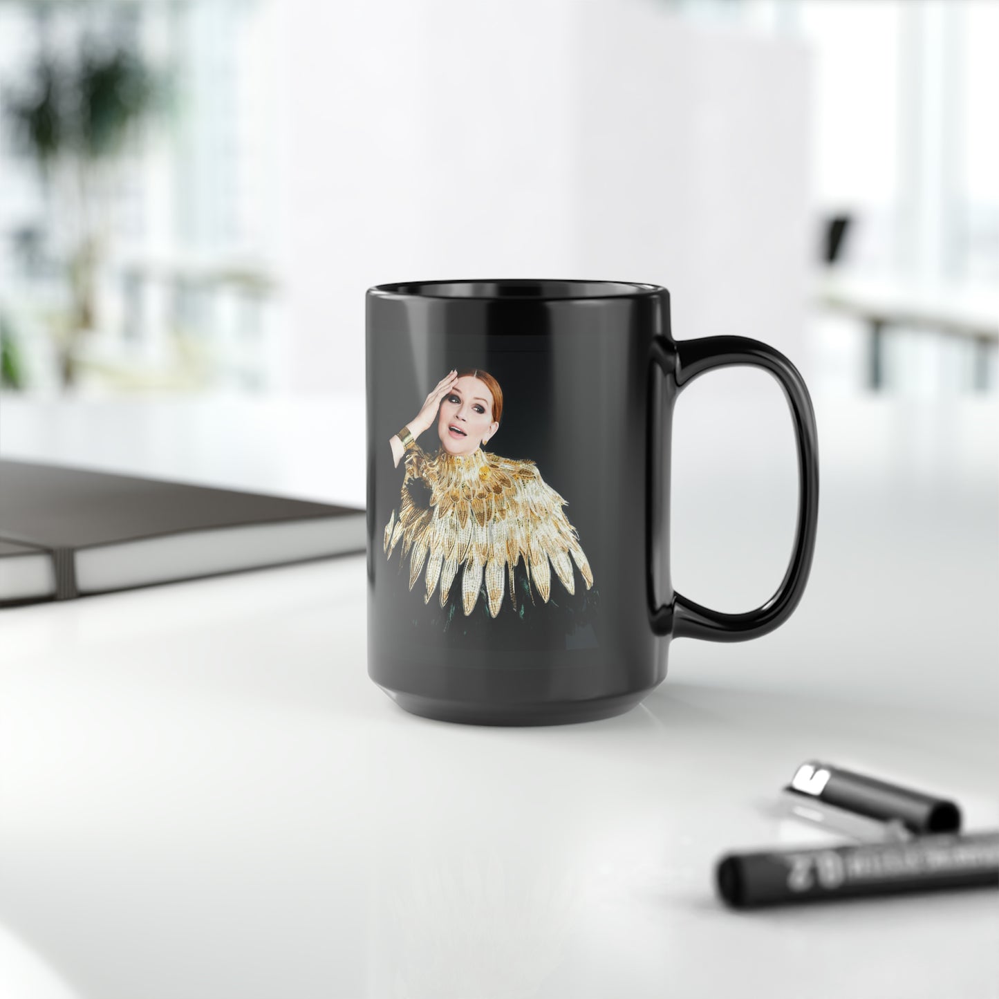 Our Lady J "Golden Wings" Mug, 15oz